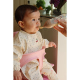 Konges Sløjd Navy Dot/Rain Washed 2 Pack Dinner Bib With Sleeves
