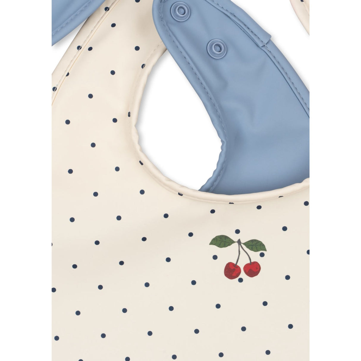 Konges Sløjd Navy Dot/Rain Washed 2 Pack Dinner Bib