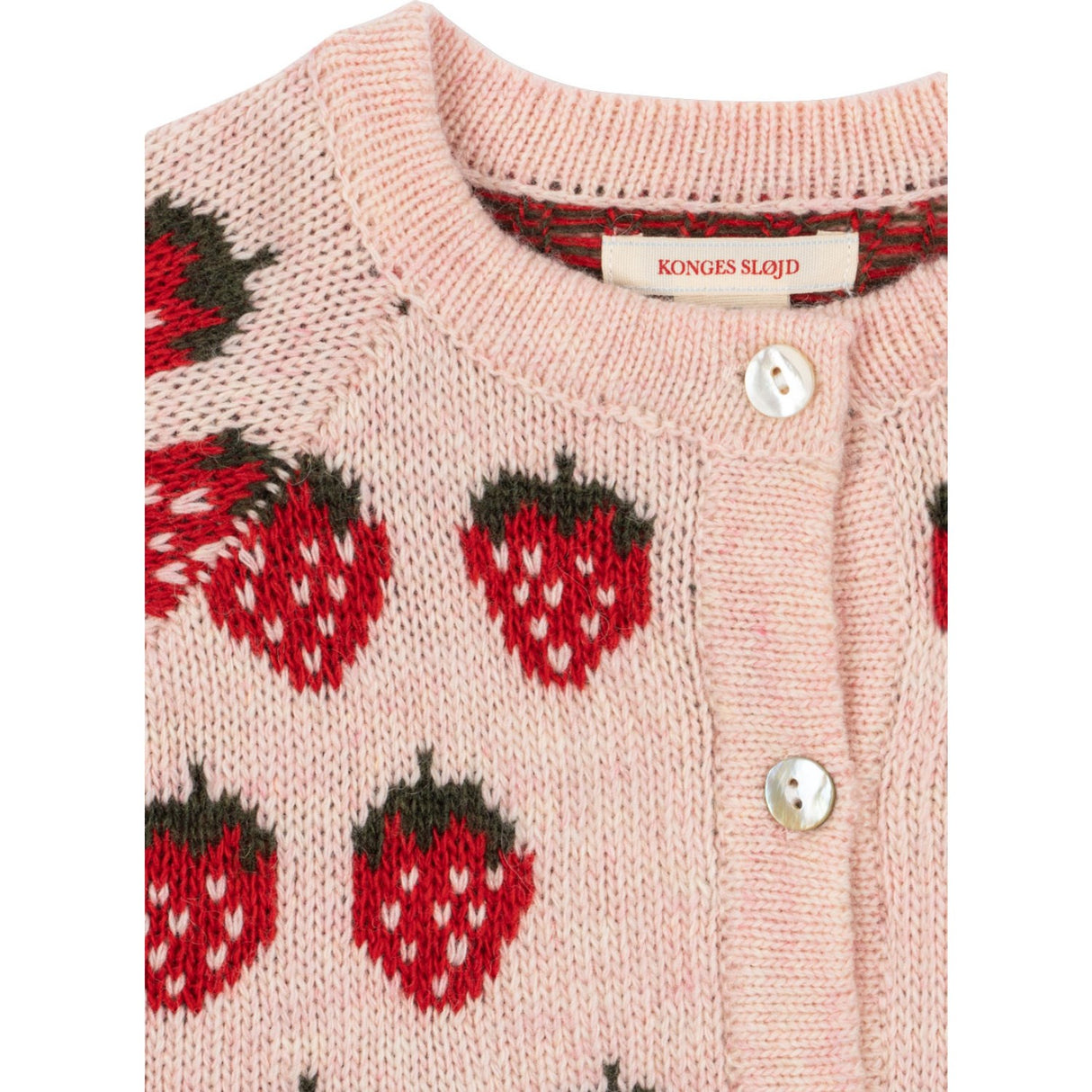 Konges Sløjd Strawberry Belou Knit Cardigan