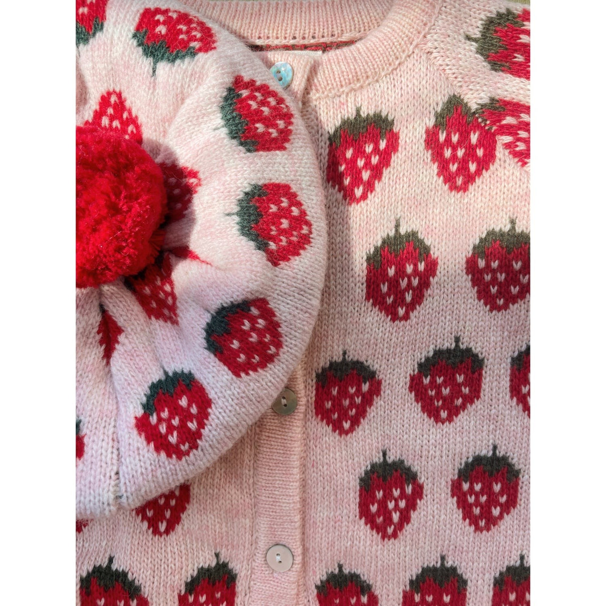Konges Sløjd Strawberry Belou Knit Cardigan