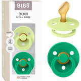 Bibs Matcha/Cactus Pacifier Colour 2-Pack Anatomical Latex