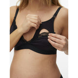 Mama;licious Black Mlreece Feed Me Bra 2F