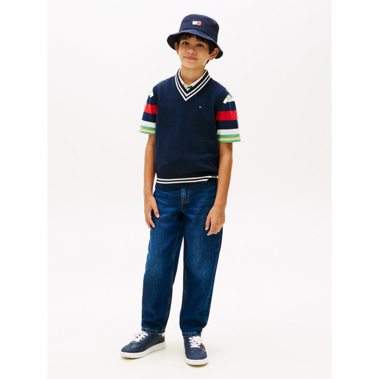 Tommy Hilfiger Darkused Barrel Dark Blue Jeans