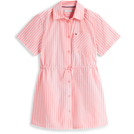 Tommy Hilfiger Tropical Blush Stripes Poplin Stripes Shirt Dress