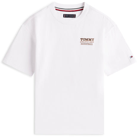 Tommy Hilfiger White Basketball Graphic T-Shirt
