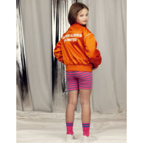 Mini Rodini Pink Stripe Yd Bike Shorts