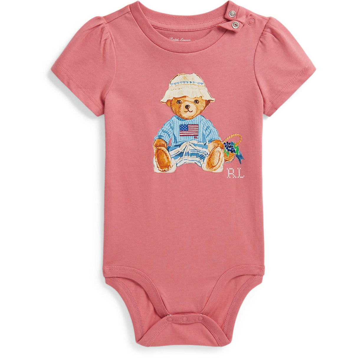 Ralph Lauren Baby Desert Rose Bodysuit