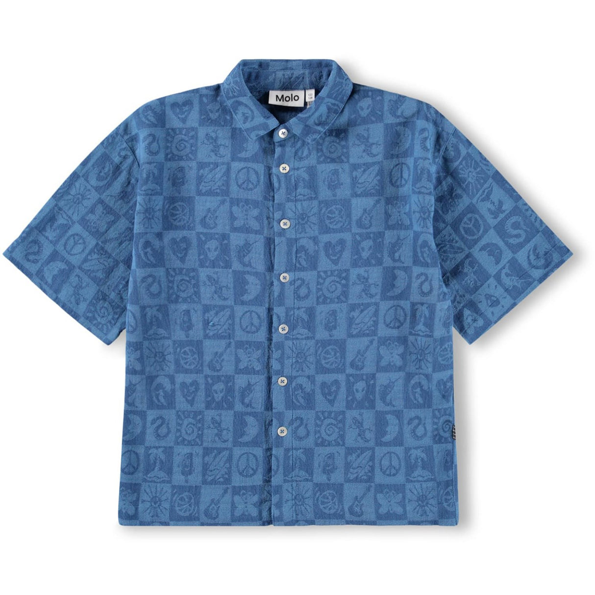 Molo Symbol Check Richie Blouse