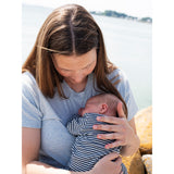 Serendipity Navy/Offwhite Newborn Stripe Suit