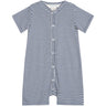 Serendipity Navy/Offwhite Baby Short Suit Stripe
