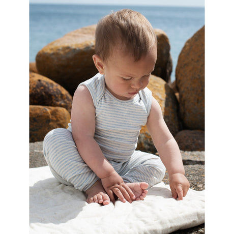 Serendipity Mist/Offwhite Baby Tank Stripe