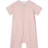 Serendipity Coral/Offwhite Baby Short Suit Stripe