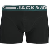 Jack & Jones Junior Black Sense Trunks 3-Pack Noos Jnr