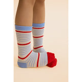 Flöss Blue Stripe Mix 2-pack Vilde Socks 2-pack