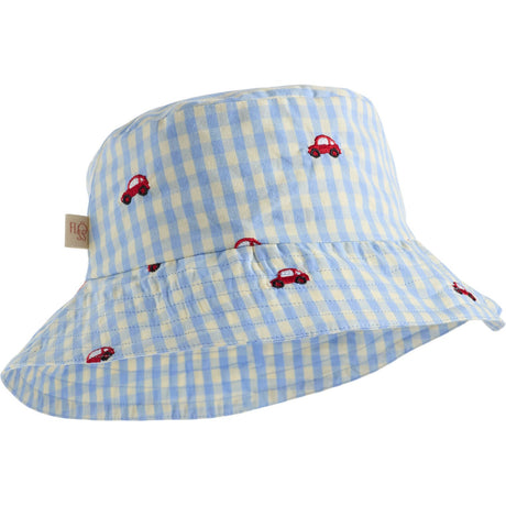Flöss Blue Gingham Albert Bucket Hat