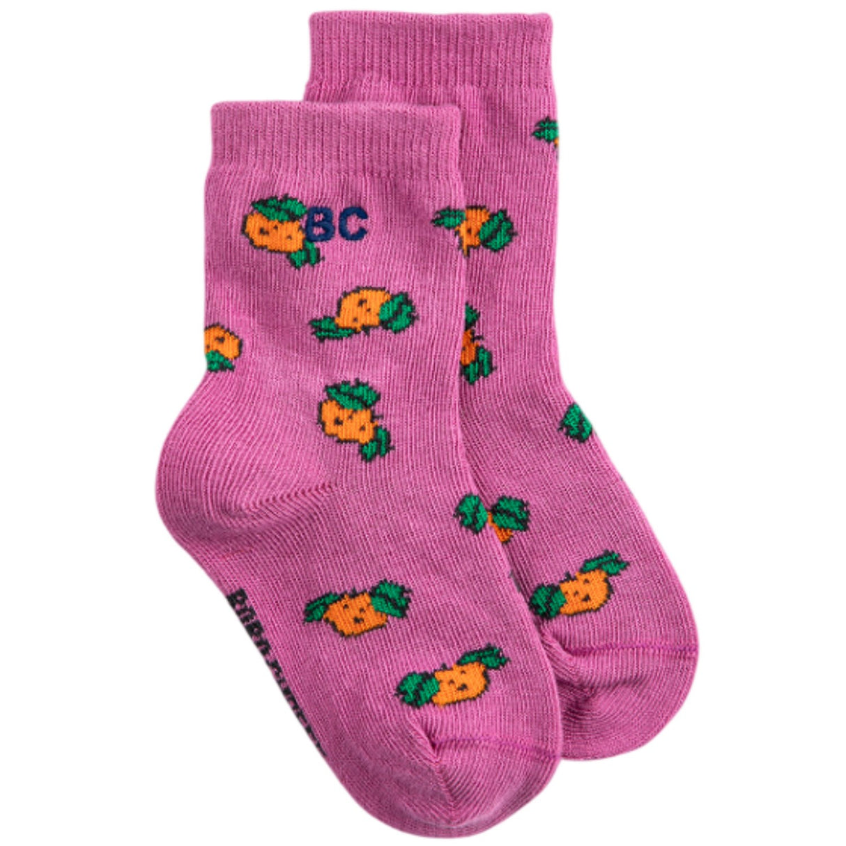 Bobo Choses Fuchsia Tangerine All Over Short Socks