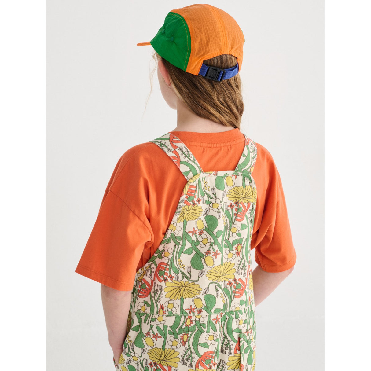 Bobo Choses Offwhite Color Herbalist All Over Woven Dungaree