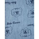 Bobo Choses Prussian Blue Pickles The Dog All Over Light Denim Pants