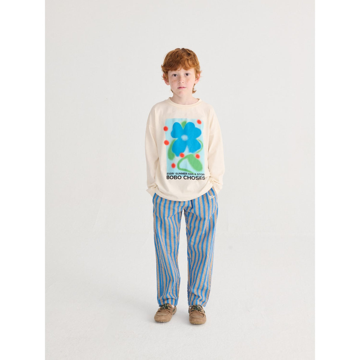 Bobo Choses Navy Blue New Hairline Woven Pants