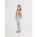 Bobo Choses Heather Grey Friends In A Pickle Sweatshirt