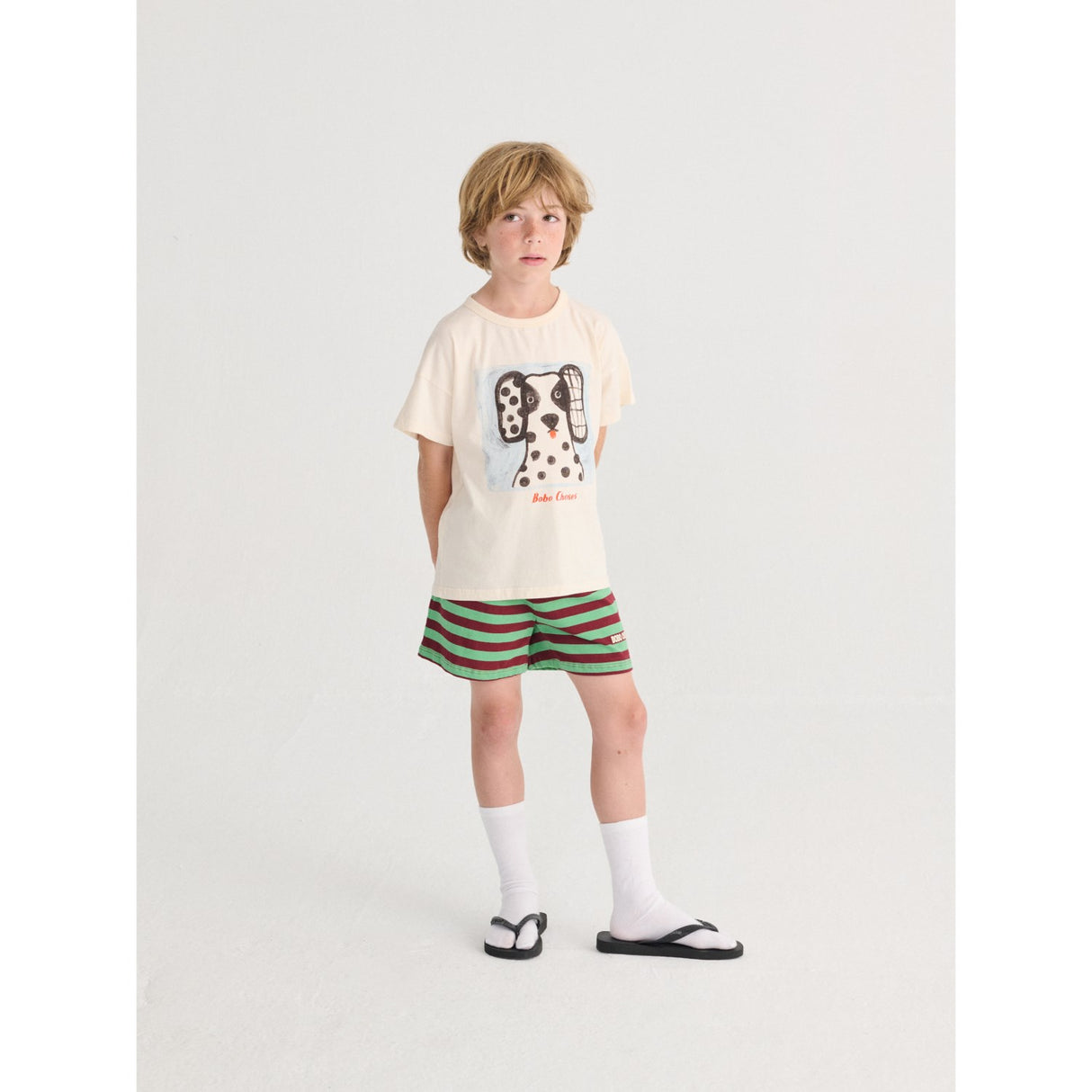 Bobo Choses White Van Dog T-Shirt