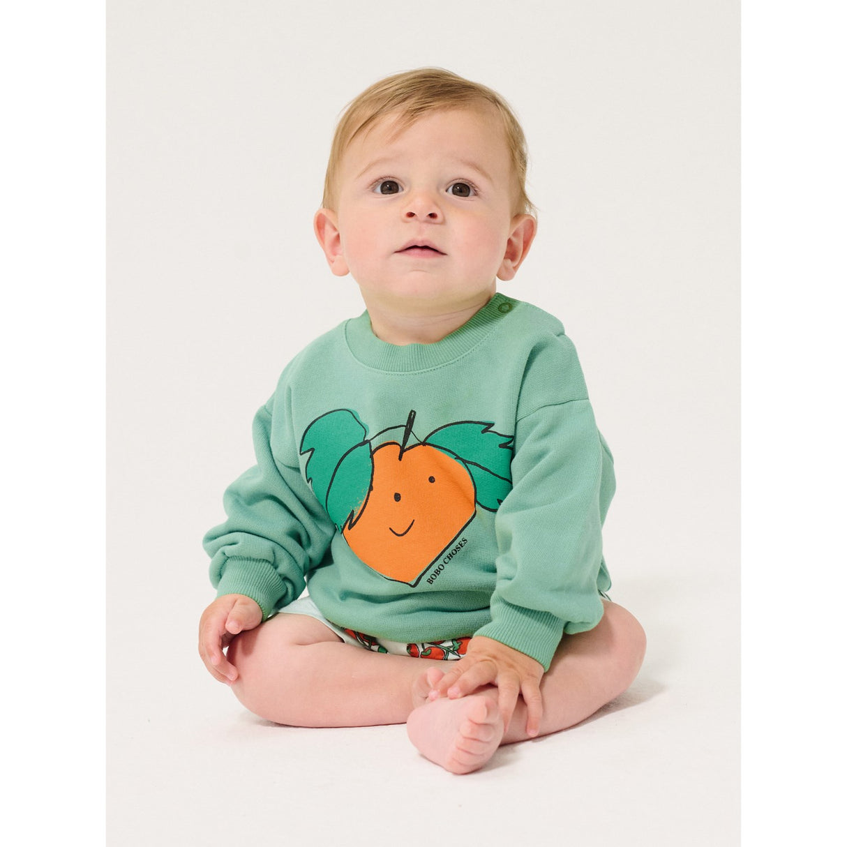 Bobo Choses Green Tangerine Sweatshirt