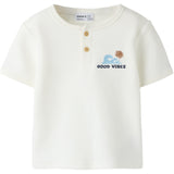 Name It Cloud Dancer Nmmfallan Ss Nreg Top