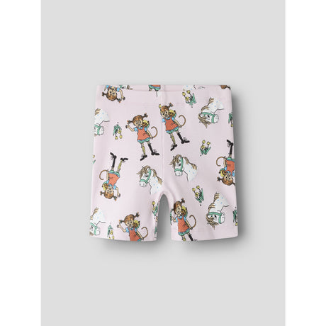 Name It Cradle Pink Nmfmara Pippi Shorts Leggings Sky