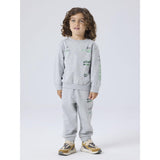 Name It Grey Melange Nmmnilius Nreg Swe Pants Bru Pb