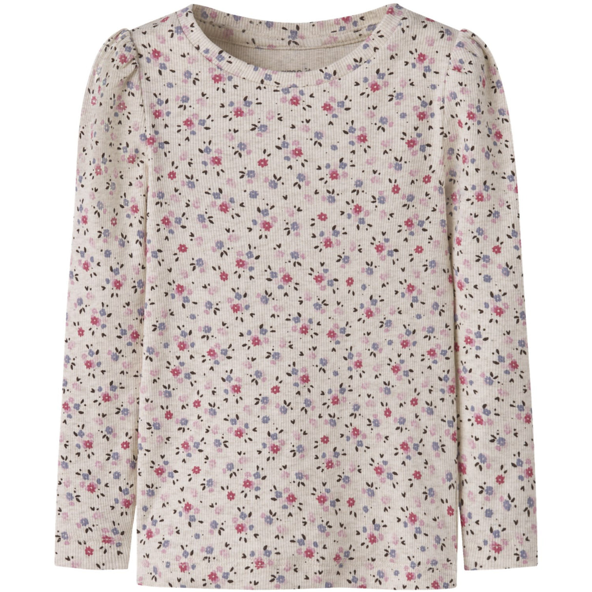 Name It Peyote Melange Nmfnicole Ls Slim Top Pb