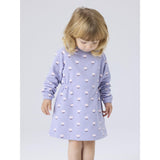 Name It Lavender Icing Nmfolini Ls Swe Dress Bru Pb
