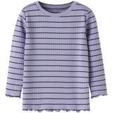 Name It Lavender Icing Nmfolena Ls Slim Top Pb