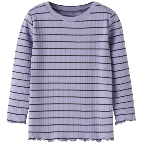 Name It Lavender Icing Nmfolena Ls Slim Top Pb