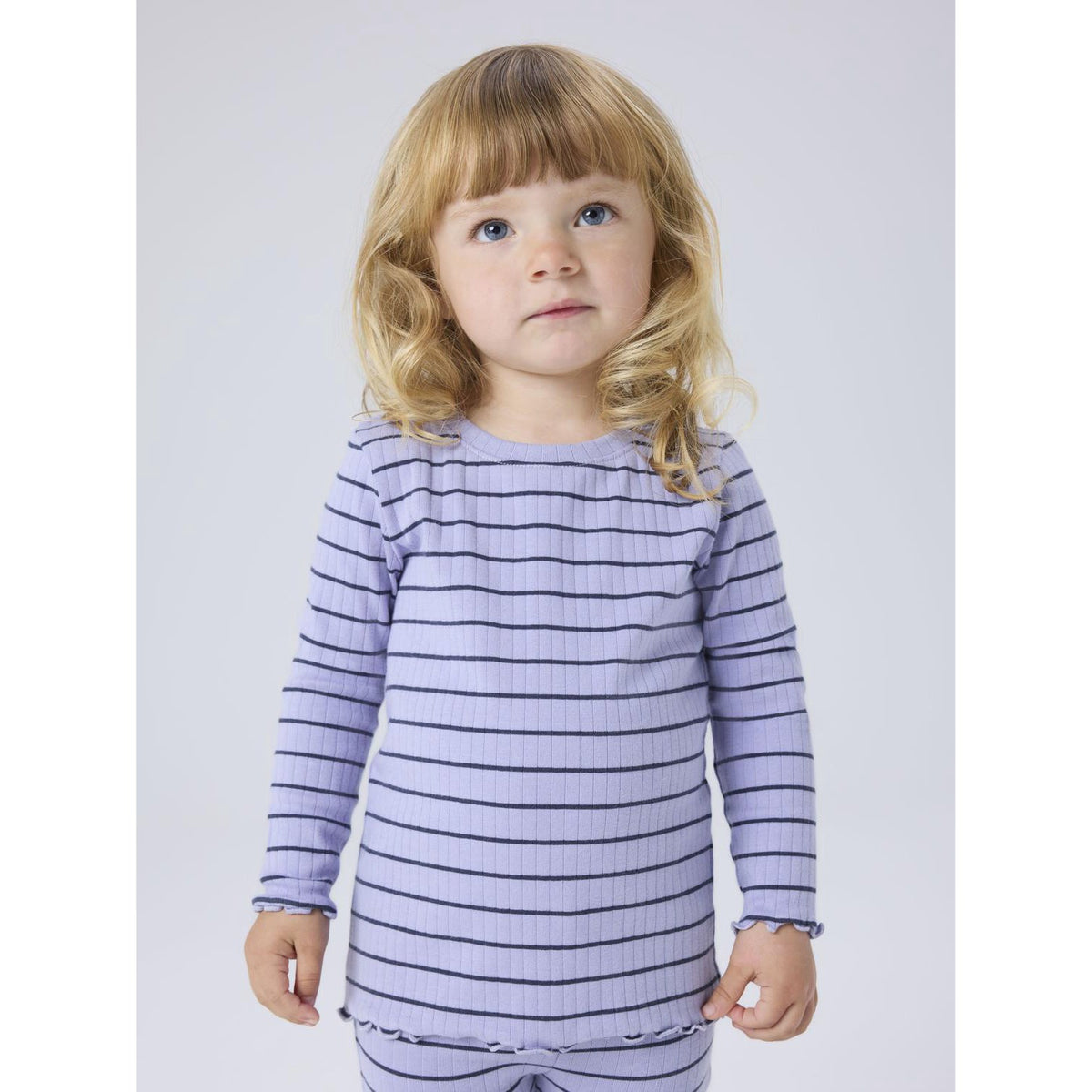 Name It Lavender Icing Nmfolena Ls Slim Top Pb