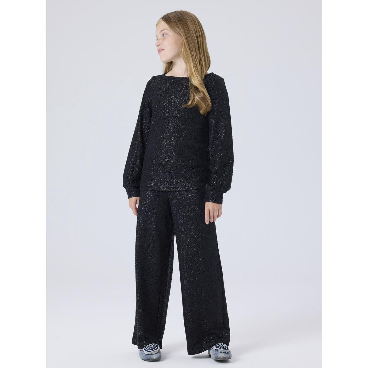 Name It Black Nkfrisine Ls Top Pb