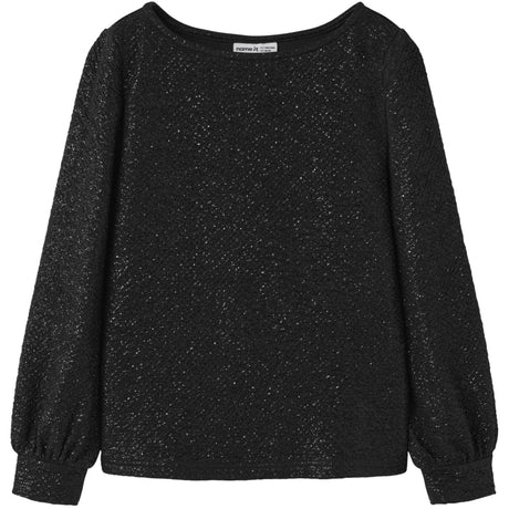 Name It Black Nkfrisine Ls Top Pb