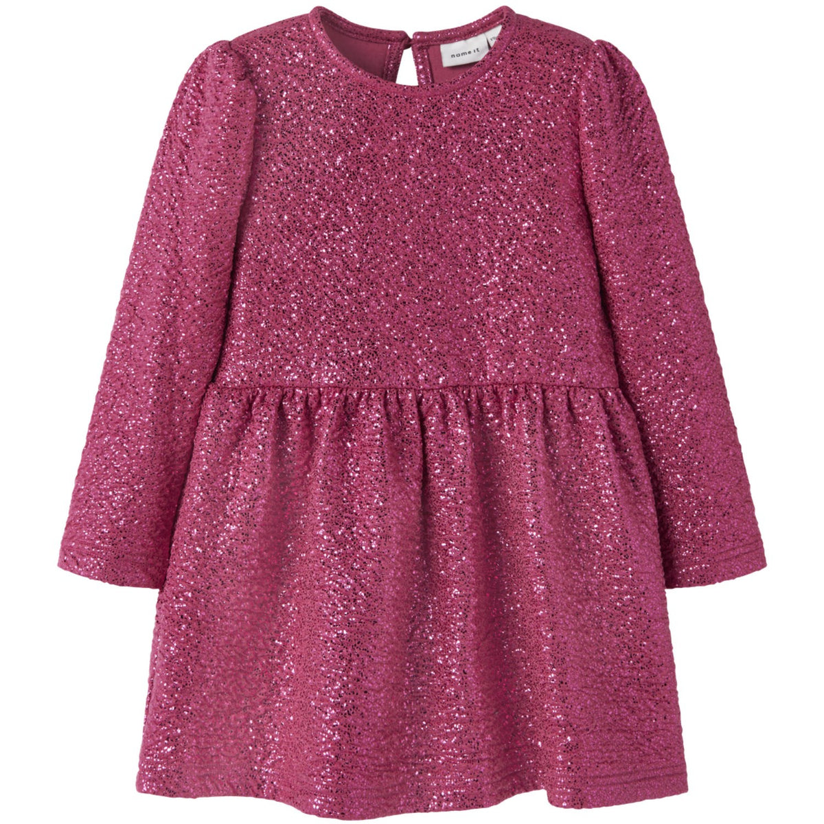Name It Pink Yarrow Nmfrisine Ls Dress Pb