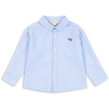 Konges Sløjd Blue Stripe Wes Shirt Gots