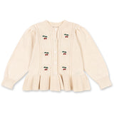 Konges Sløjd Pearled Ivory Soleil Cardigan Gots