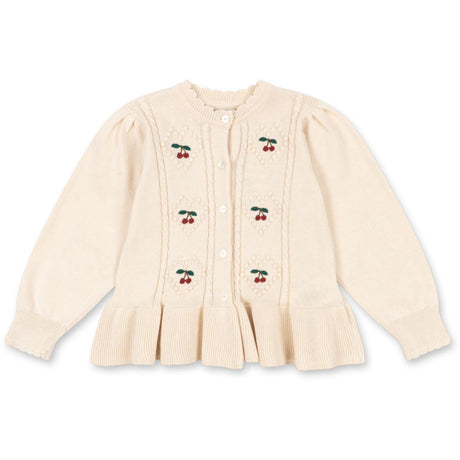 Konges Sløjd Pearled Ivory Soleil Cardigan Gots