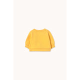 TinyCottons Soft Yellow Tiny Hat Baby Sweatshirt