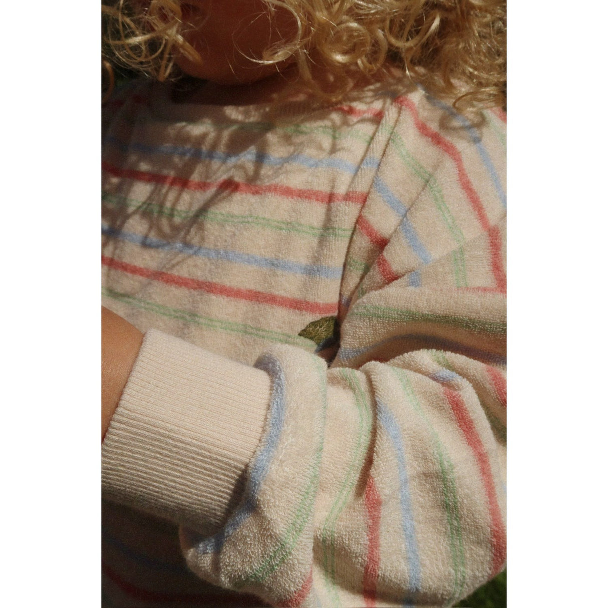 Konges Sløjd Confetti Stripe Itty Rib Sweat Shirt Gots