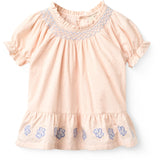 COPENHAGEN COLORS Dusty Rose Comb. Blouse W. Smock W. Emb.