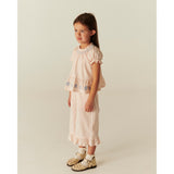 COPENHAGEN COLORS Dusty Rose Comb. Blouse W. Smock W. Emb.