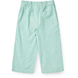 COPENHAGEN COLORS Sharp Green W Cream Stripe Seersucker Pajama Pants