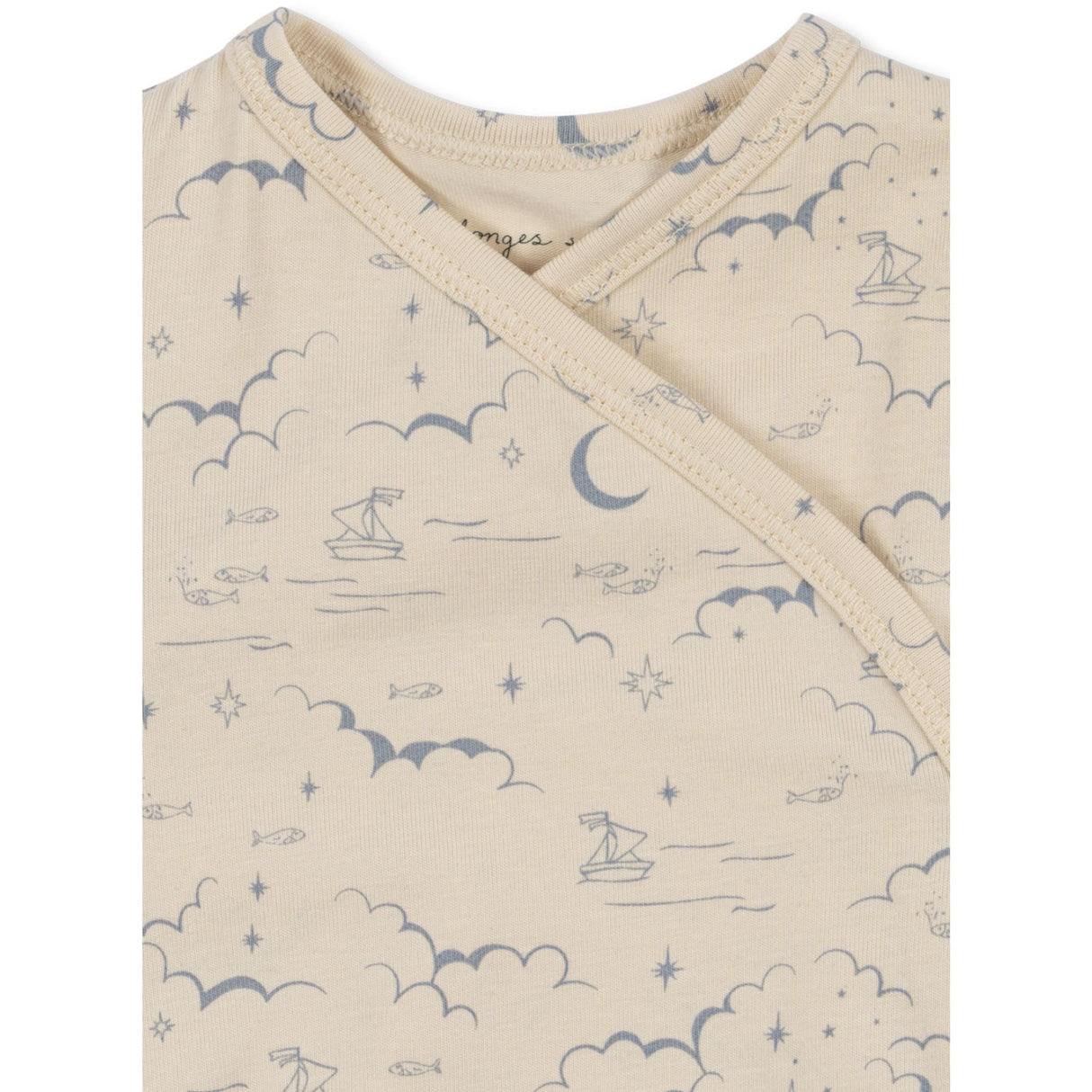 Konges Sløjd Cielo Marino Basic Ls Newborn Body Gots