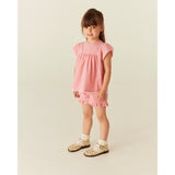 COPENHAGEN COLORS Pink Comb. Blouse W. Contrast Piping