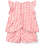 COPENHAGEN COLORS Pink Houndstooth Mini Houndstooth Deco Set