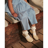 COPENHAGEN COLORS Blue Houndstooth Mini Houndstooth Pants