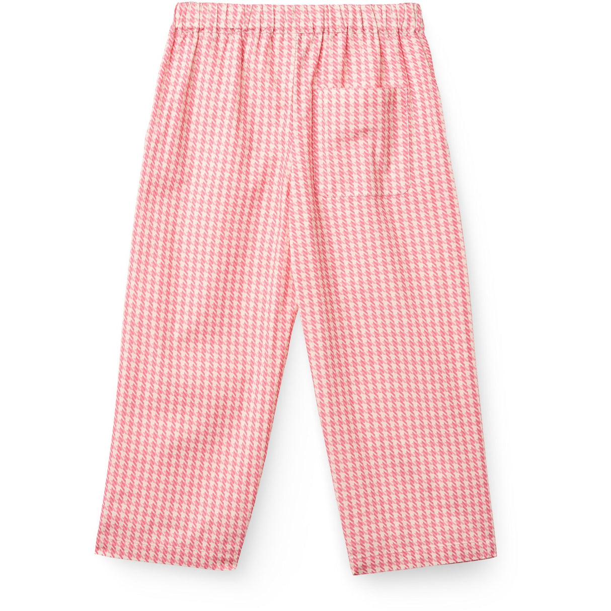 COPENHAGEN COLORS Pink Houndstooth Mini Houndstooth Pants